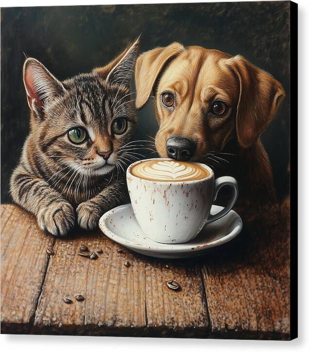 Paws and Perks - Canvas Print