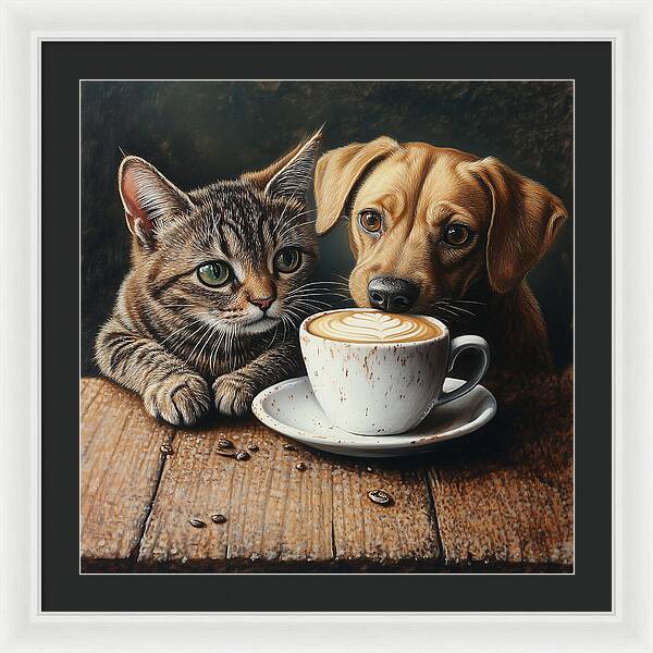 Paws and Perks - Framed Print