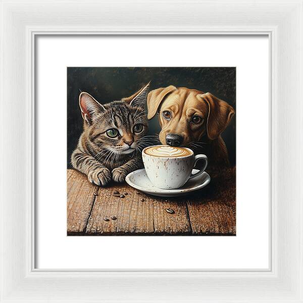 Paws and Perks - Framed Print