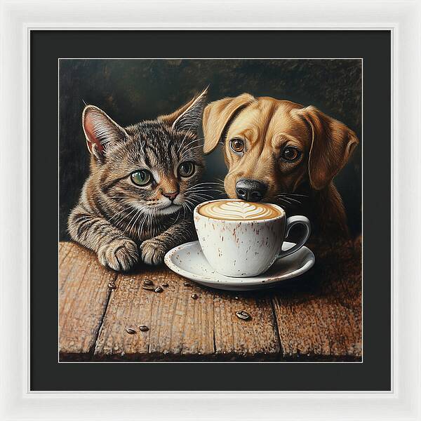 Paws and Perks - Framed Print