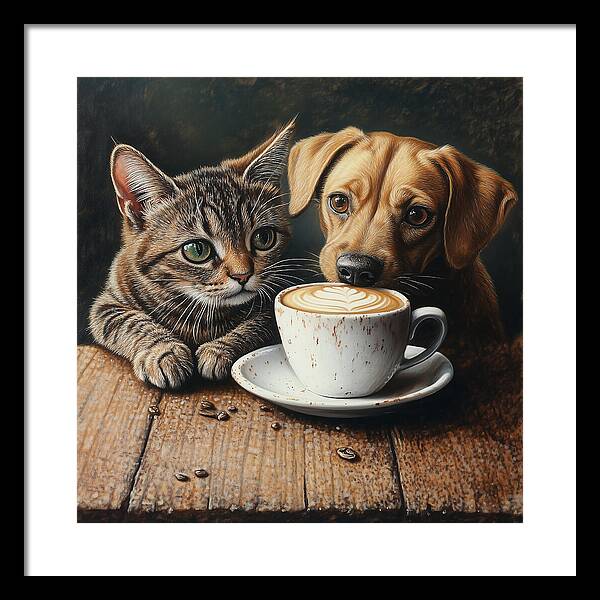 Paws and Perks - Framed Print