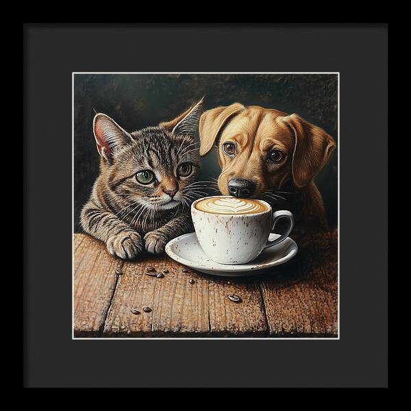 Paws and Perks - Framed Print
