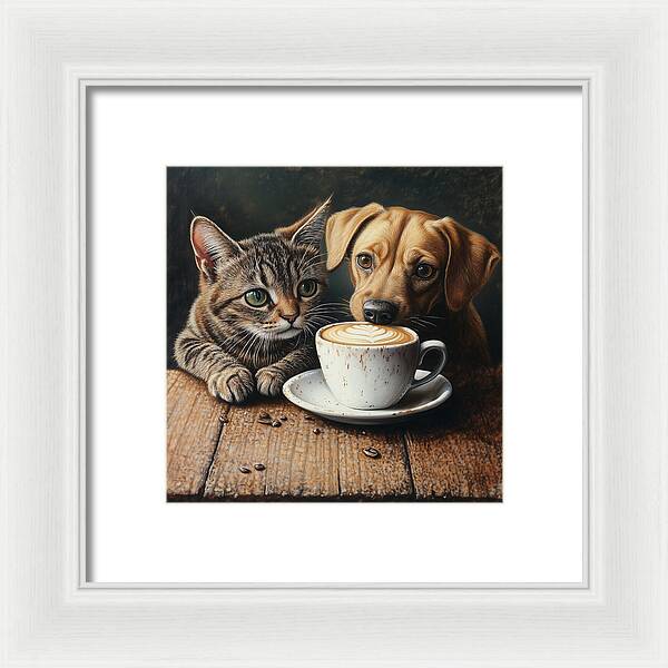 Paws and Perks - Framed Print