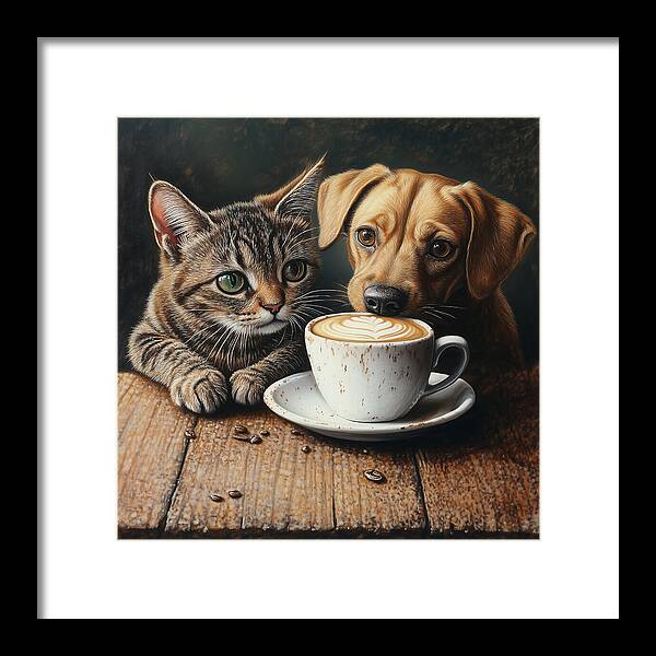 Paws and Perks - Framed Print