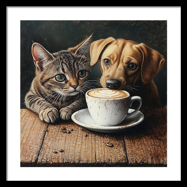 Paws and Perks - Framed Print