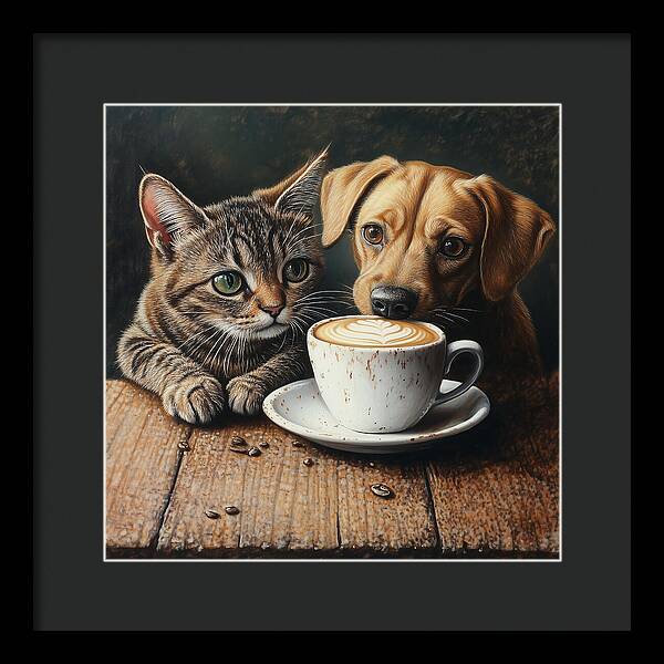 Paws and Perks - Framed Print