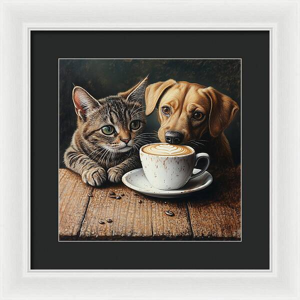 Paws and Perks - Framed Print