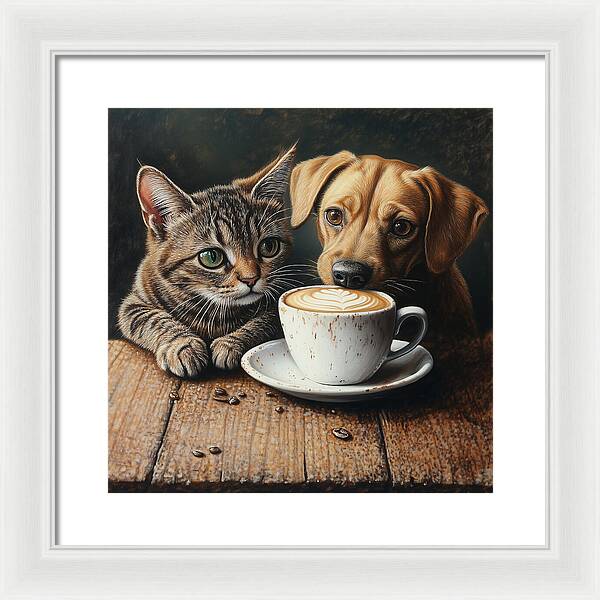 Paws and Perks - Framed Print