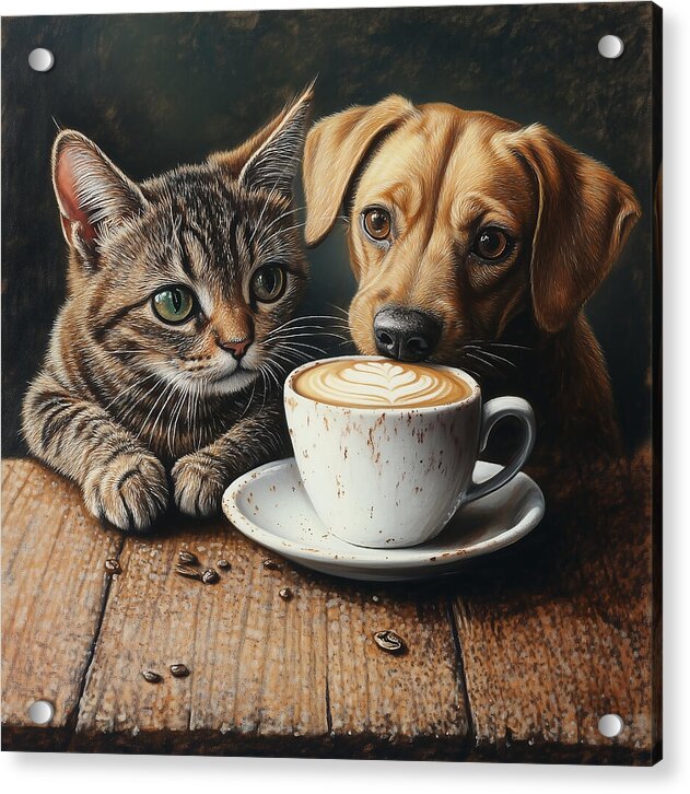 Paws and Perks - Acrylic Print