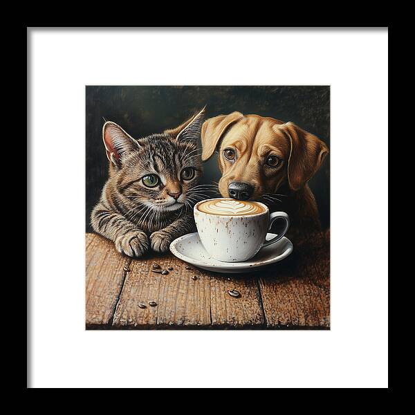 Paws and Perks - Framed Print