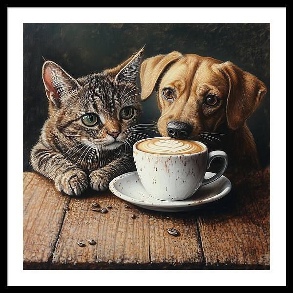 Paws and Perks - Framed Print