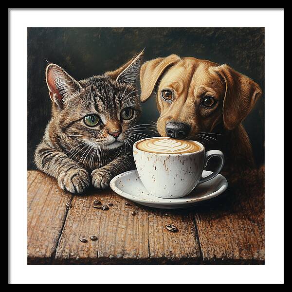 Paws and Perks - Framed Print