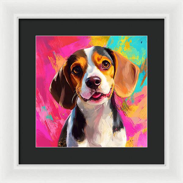 Pawsitivity - Framed Print