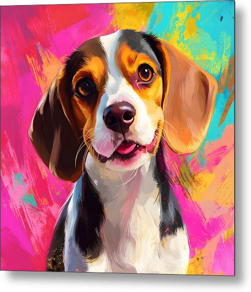 Pawsitivity - Metal Print