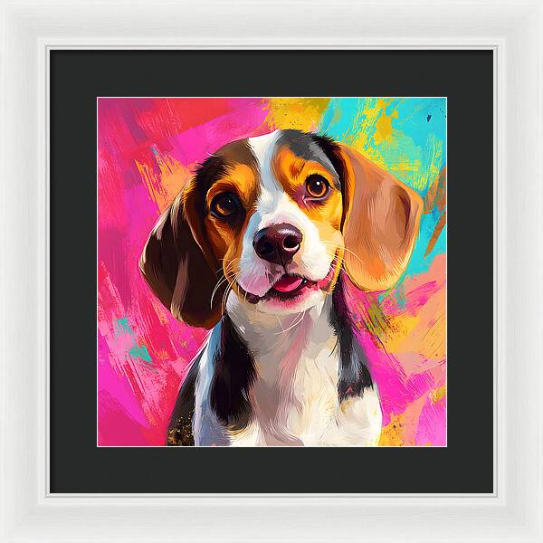 Pawsitivity - Framed Print