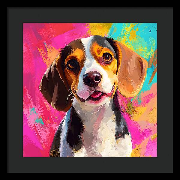 Pawsitivity - Framed Print