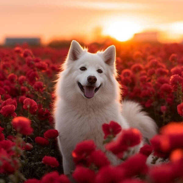 Petals and Paws - Art Print