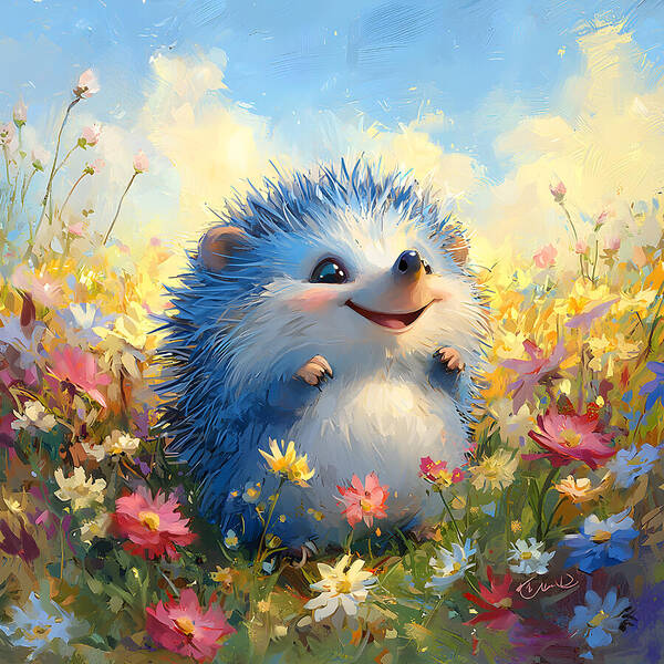 Prickles of Joy - Art Print