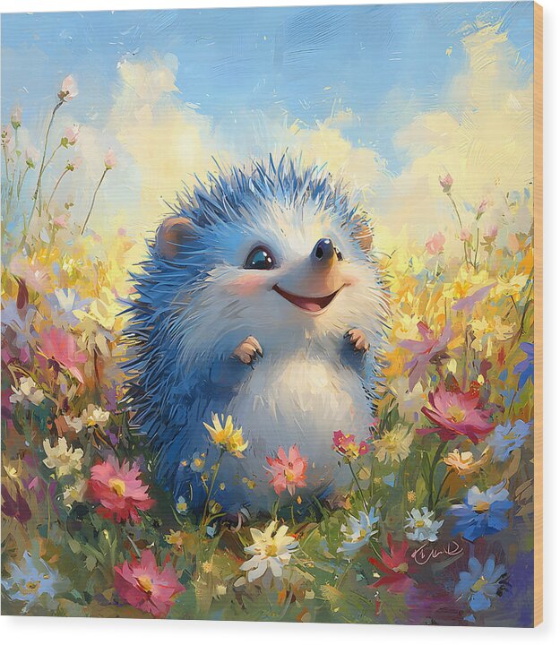 Prickles of Joy - Wood Print