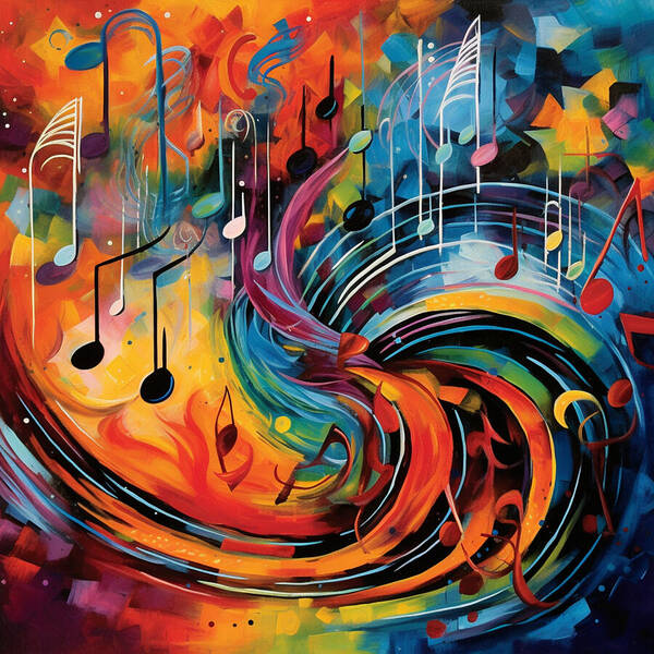 Prismatic Notes - Art Print