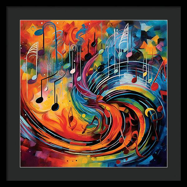 Prismatic Notes - Framed Print