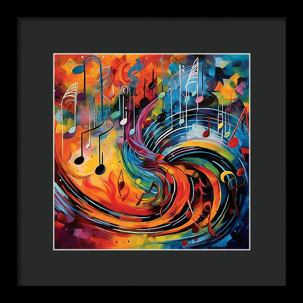 Prismatic Notes - Framed Print