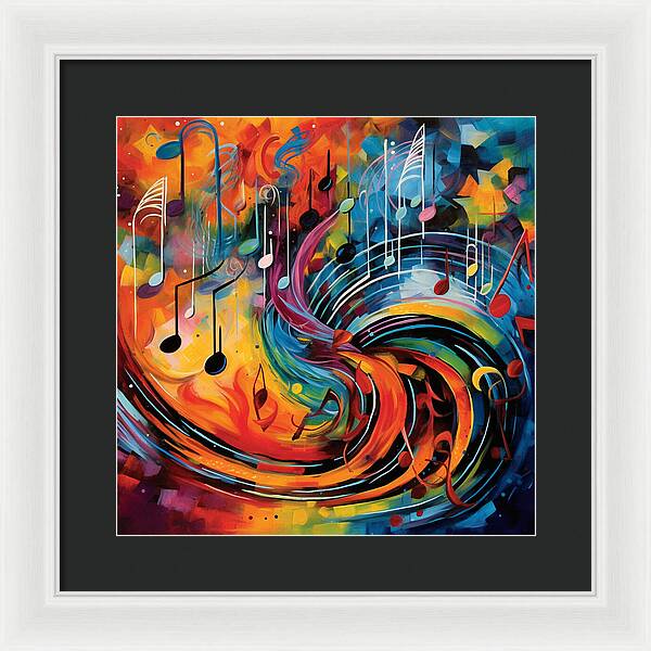 Prismatic Notes - Framed Print