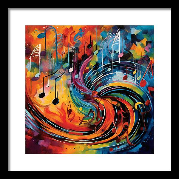 Prismatic Notes - Framed Print