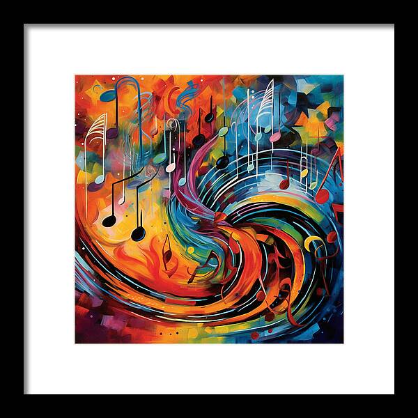 Prismatic Notes - Framed Print