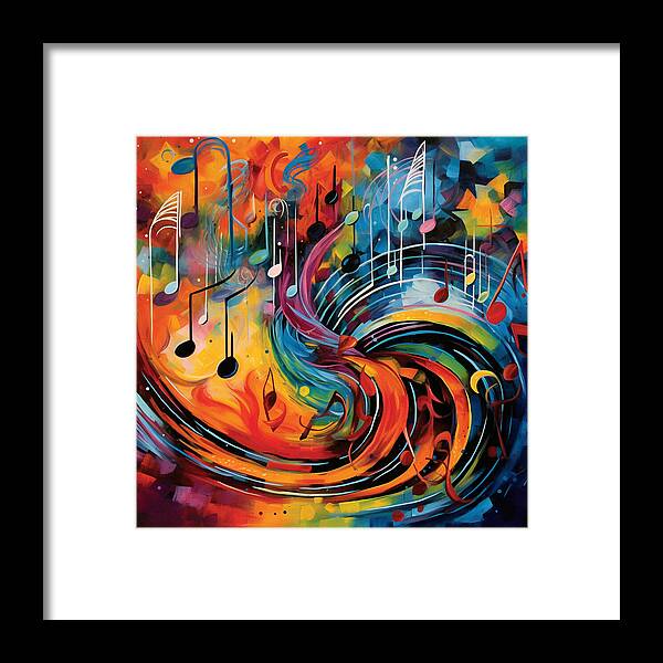 Prismatic Notes - Framed Print