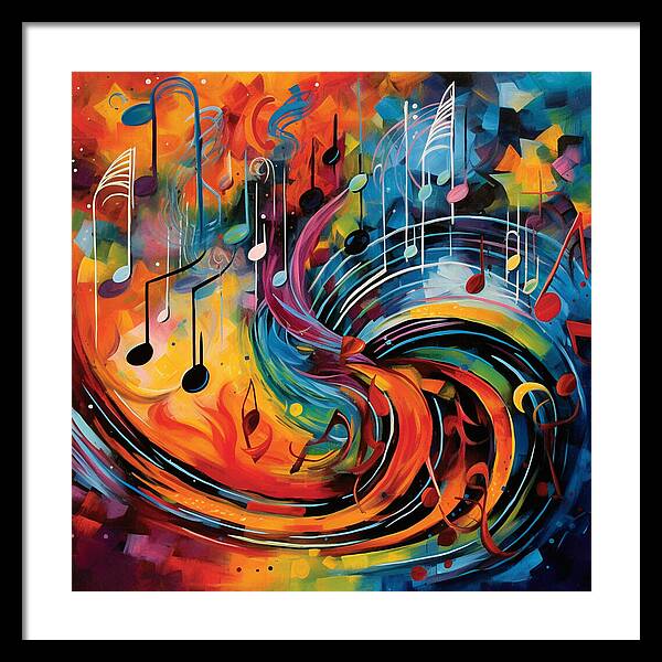 Prismatic Notes - Framed Print