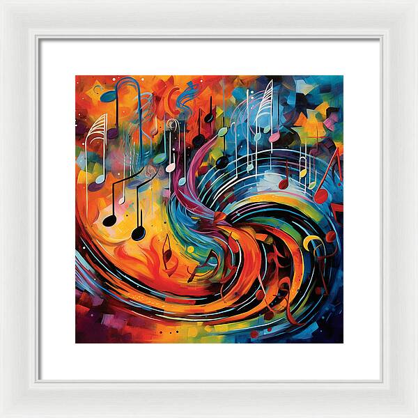 Prismatic Notes - Framed Print