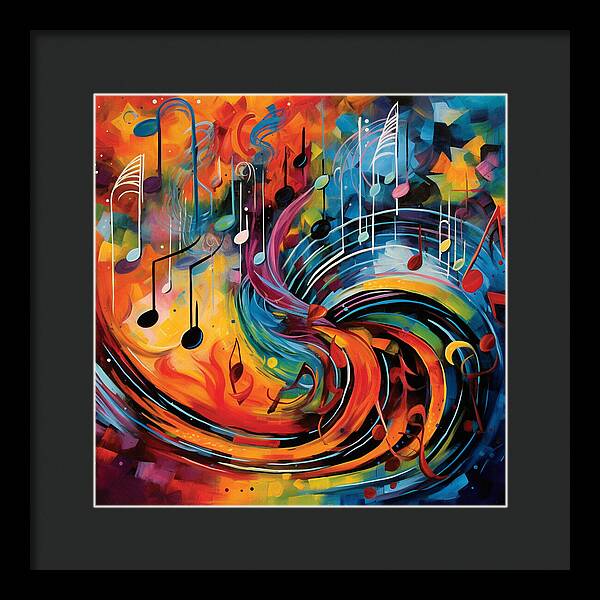 Prismatic Notes - Framed Print