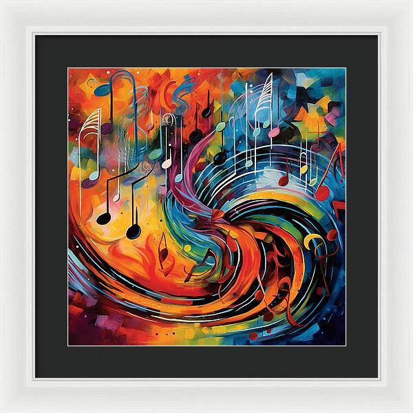 Prismatic Notes - Framed Print