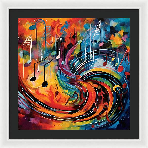 Prismatic Notes - Framed Print