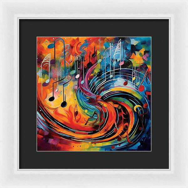 Prismatic Notes - Framed Print