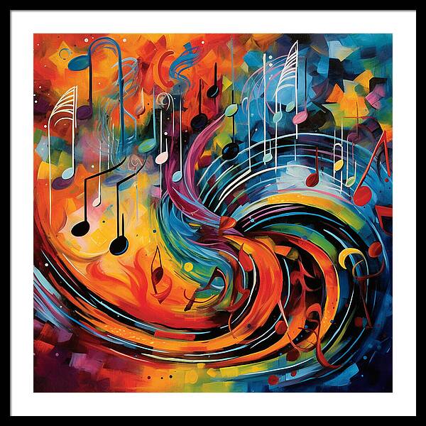 Prismatic Notes - Framed Print