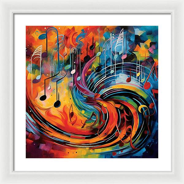 Prismatic Notes - Framed Print