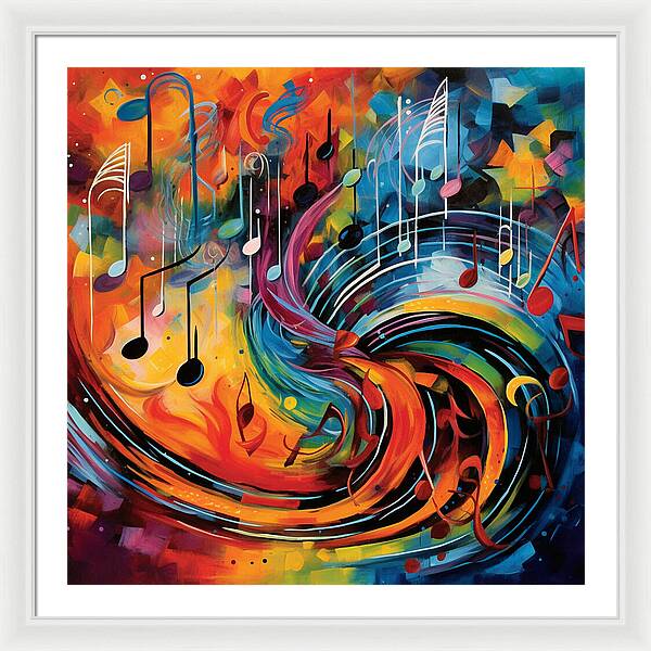 Prismatic Notes - Framed Print