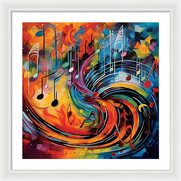 Prismatic Notes - Framed Print