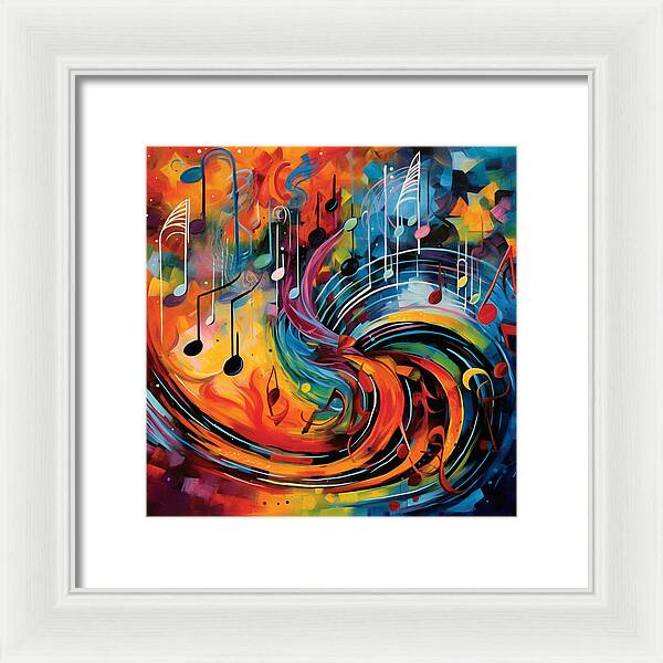 Prismatic Notes - Framed Print