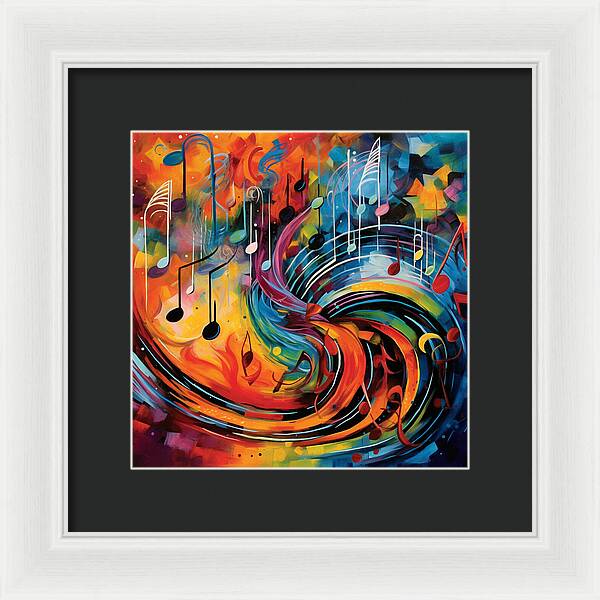 Prismatic Notes - Framed Print