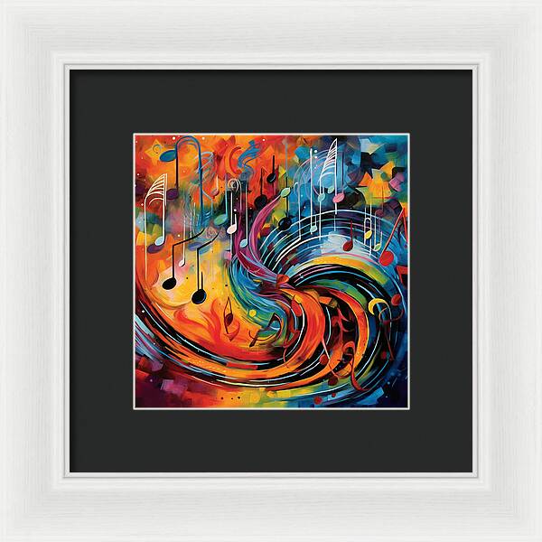 Prismatic Notes - Framed Print