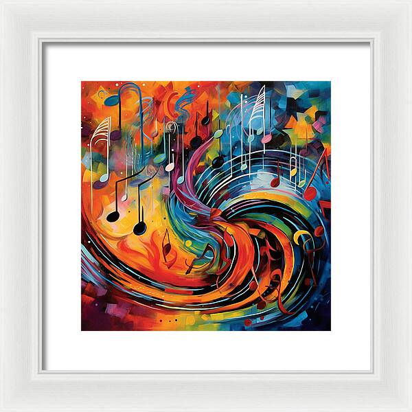 Prismatic Notes - Framed Print