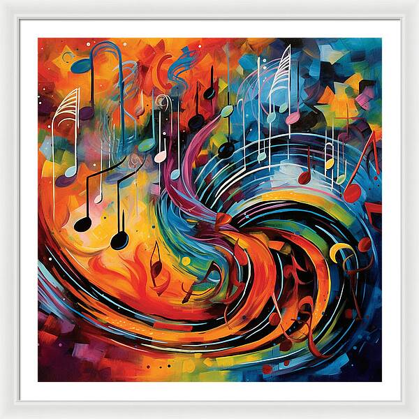 Prismatic Notes - Framed Print