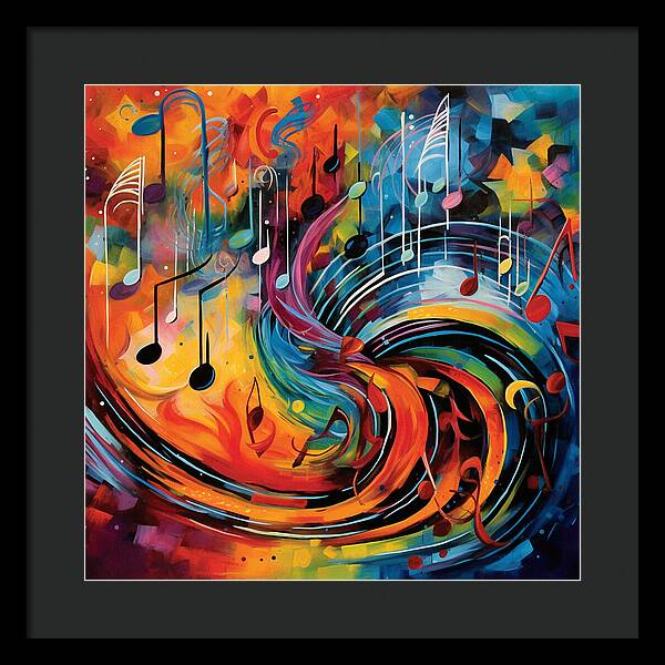 Prismatic Notes - Framed Print