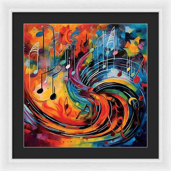 Prismatic Notes - Framed Print