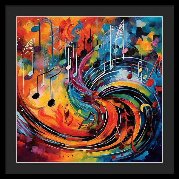 Prismatic Notes - Framed Print