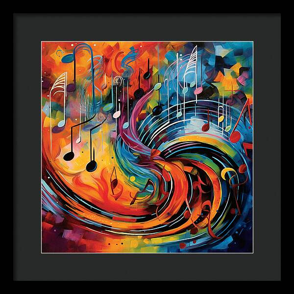 Prismatic Notes - Framed Print