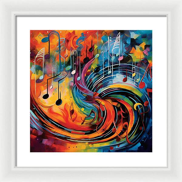 Prismatic Notes - Framed Print